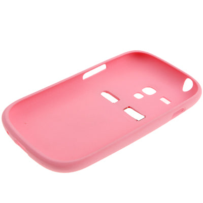 Frosted TPU Case with Metal Holder for Galaxy SIII mini / i8190