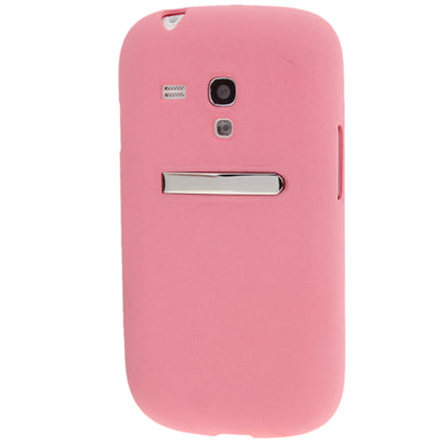 Frosted TPU Case with Metal Holder for Galaxy SIII mini / i8190