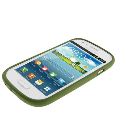 Frosted TPU Case with Metal Holder for Galaxy SIII mini / i8190