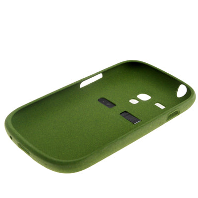 Frosted TPU Case with Metal Holder for Galaxy SIII mini / i8190