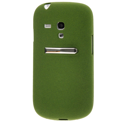 Frosted TPU Case with Metal Holder for Galaxy SIII mini / i8190