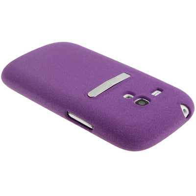 Frosted TPU Case with Metal Holder for Galaxy SIII mini / i8190