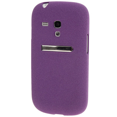Frosted TPU Case with Metal Holder for Galaxy SIII mini / i8190