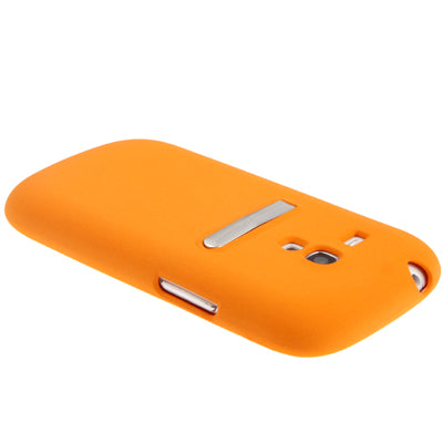 Frosted TPU Case with Metal Holder for Galaxy SIII mini / i8190