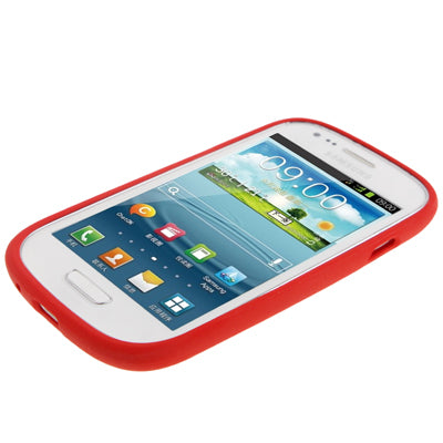 Frosted TPU Case with Metal Holder for Galaxy SIII mini / i8190