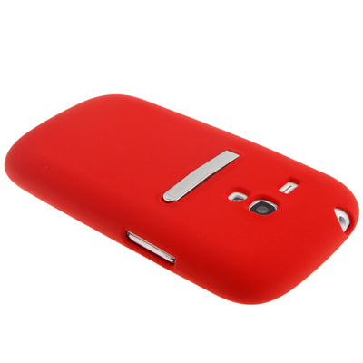 Frosted TPU Case with Metal Holder for Galaxy SIII mini / i8190