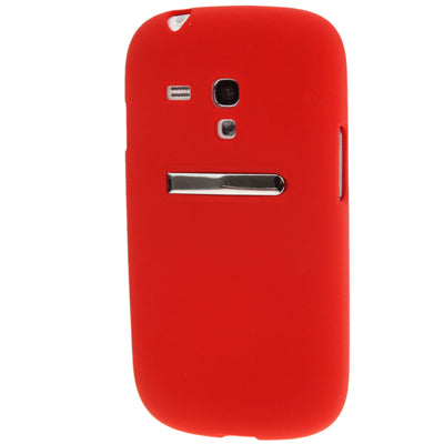Frosted TPU Case with Metal Holder for Galaxy SIII mini / i8190