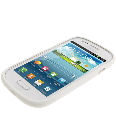 Frosted TPU Case with Metal Holder for Galaxy SIII mini / i8190