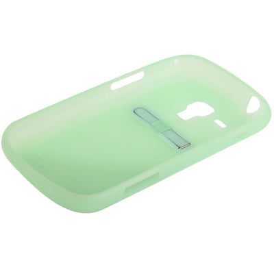 Translucent Smooth Anti-scratch TPU Case with Holder for Galaxy Trend Duos / S7562