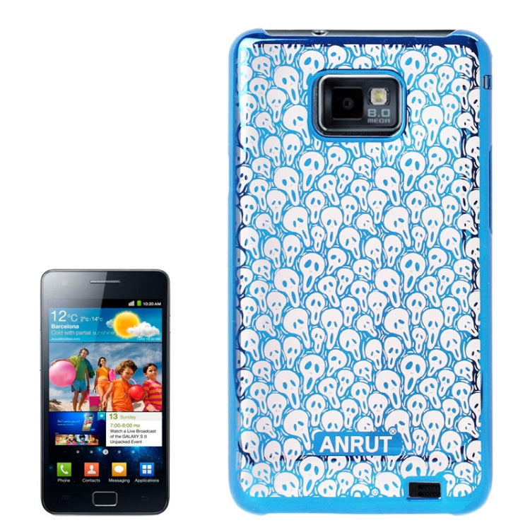 Anrut Skull Pattern Plastic Case for Galaxy S II / i9100