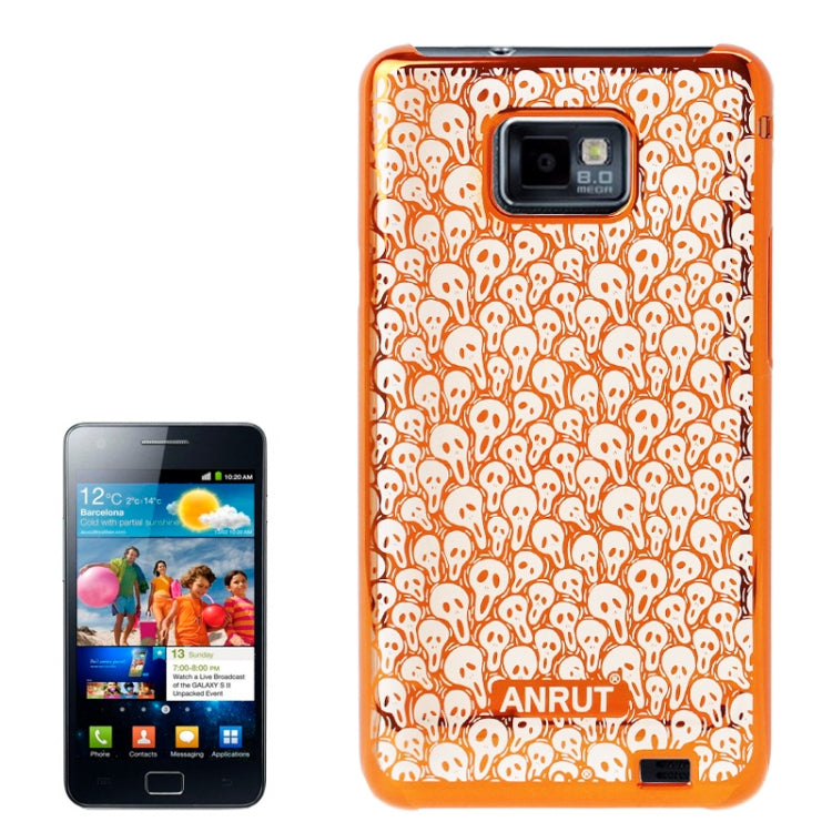 Anrut Skull Pattern Plastic Case for Galaxy S II / i9100