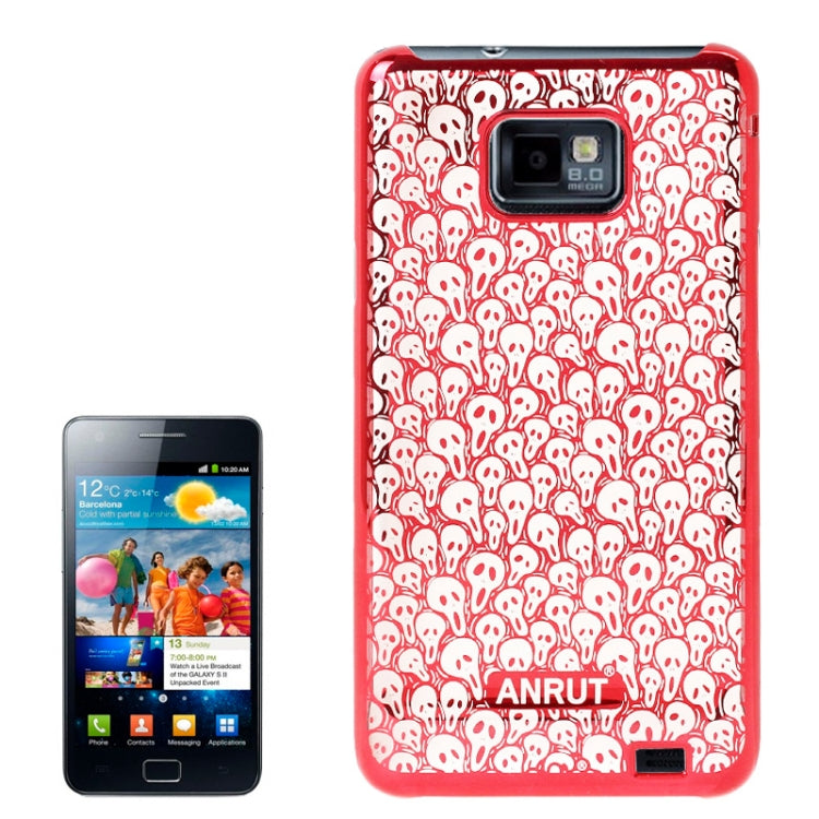 Anrut Skull Pattern Plastic Case for Galaxy S II / i9100