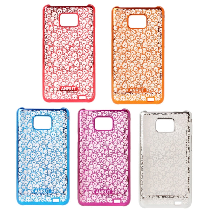 Anrut Skull Pattern Plastic Case for Galaxy S II / i9100