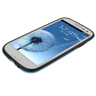 Cube Pattern Plastic Frame + Black TPU Protection Case for Galaxy SIII mini / i8190