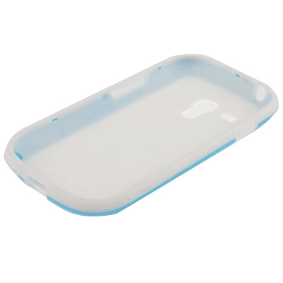 Cube Pattern Plastic Frame + White TPU Protection Case for Galaxy SIII mini / i8190
