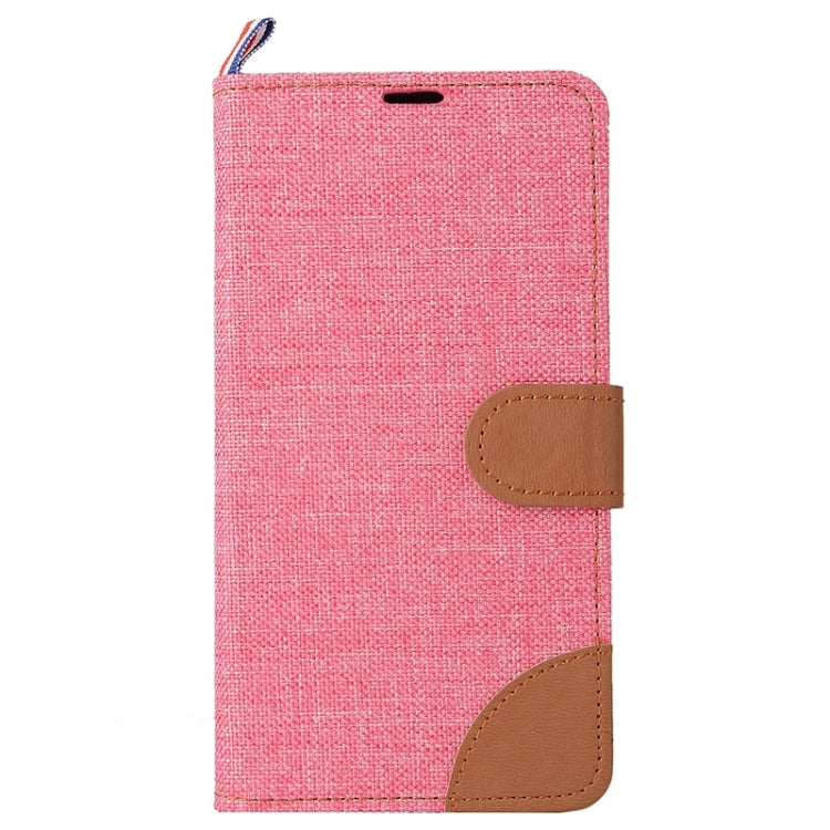 Denim Texture Horizontal Flip Leather Case with Magnetic Snap & Card Slots & Holder & Sling for Galaxy On5 / G550