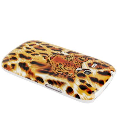 Leopard  Pattern Protective Plastic Case for Galaxy SIII mini / i8190