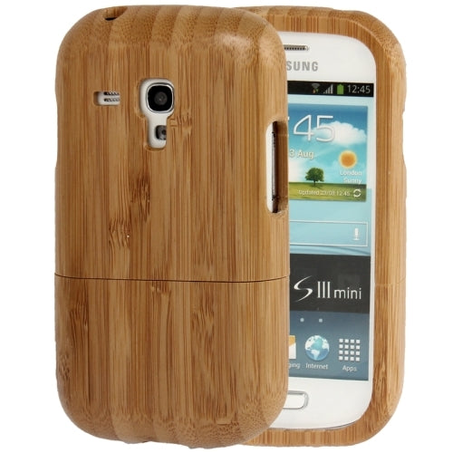 Bamboo Material Detachable Case for Galaxy S III mini / i8190