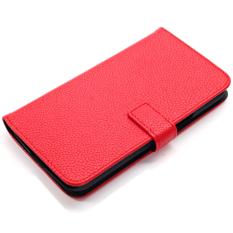 Litchi Texture Flip Leather Case with Credit Card Slots & Holder for Galaxy Grand 2 / G7106