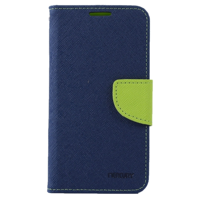 MERCURY Cross Texture Contrast Color Style Leather Case with Holder & Card Slots & Wallet for Galaxy A5 / A500