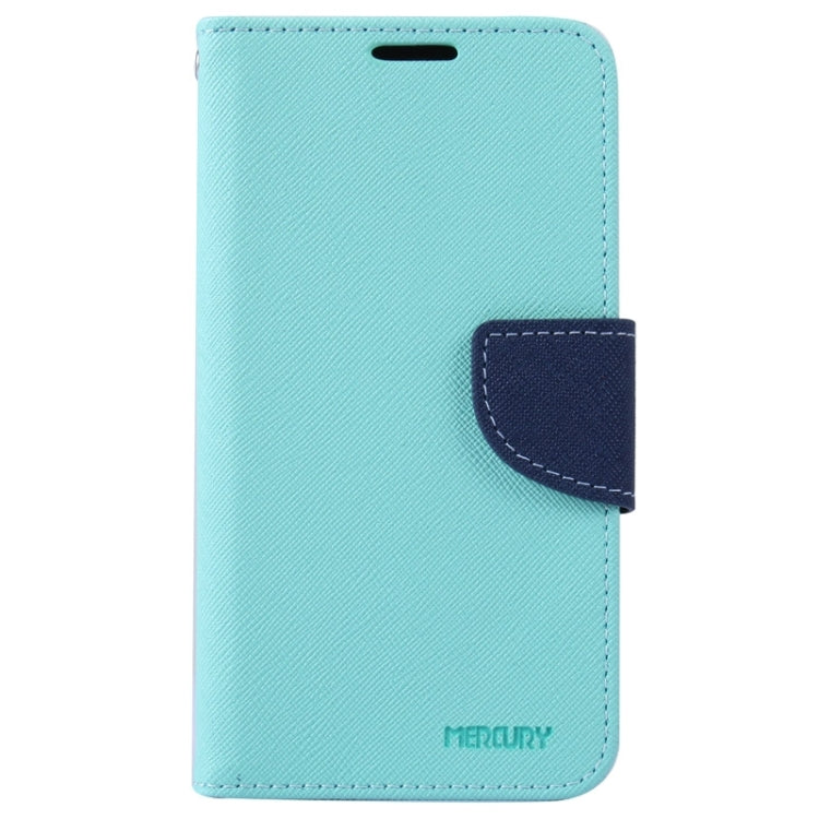 MERCURY Cross Texture Contrast Color Style Leather Case with Holder & Card Slots & Wallet for Galaxy A5 / A500