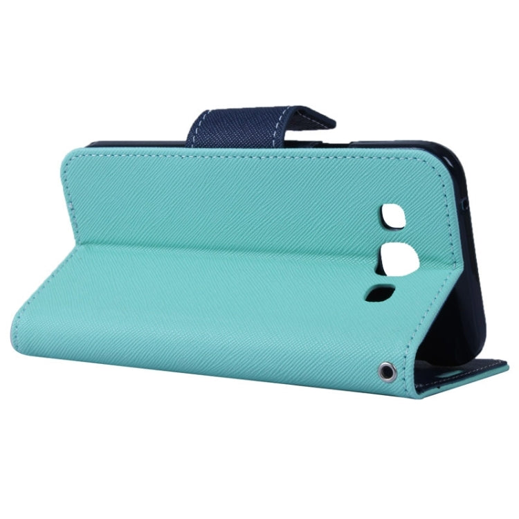 MERCURY Cross Texture Contrast Color Style Leather Case with Holder & Card Slots & Wallet for Galaxy A5 / A500