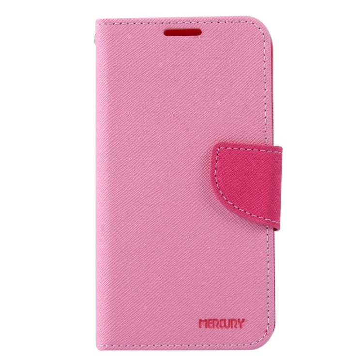 Cross Texture Contrast Color Style Leather Case with Holder & Card Slots & Wallet for Galaxy A7 / A700