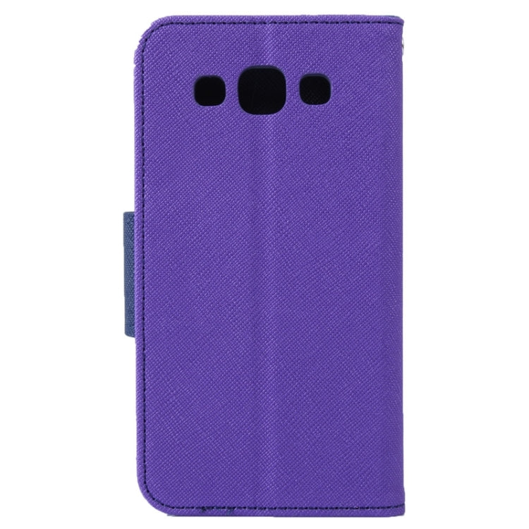 Cross Texture Contrast Color Style Leather Case with Holder & Card Slots & Wallet for Galaxy A7 / A700
