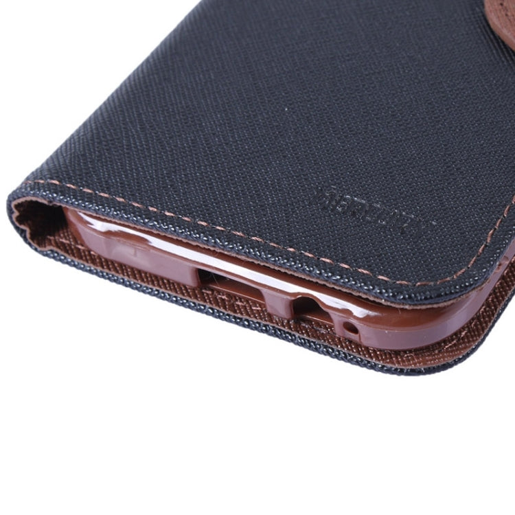 Cross Texture Contrast Color Style Leather Case with Holder & Card Slots & Wallet for Galaxy A7 / A700