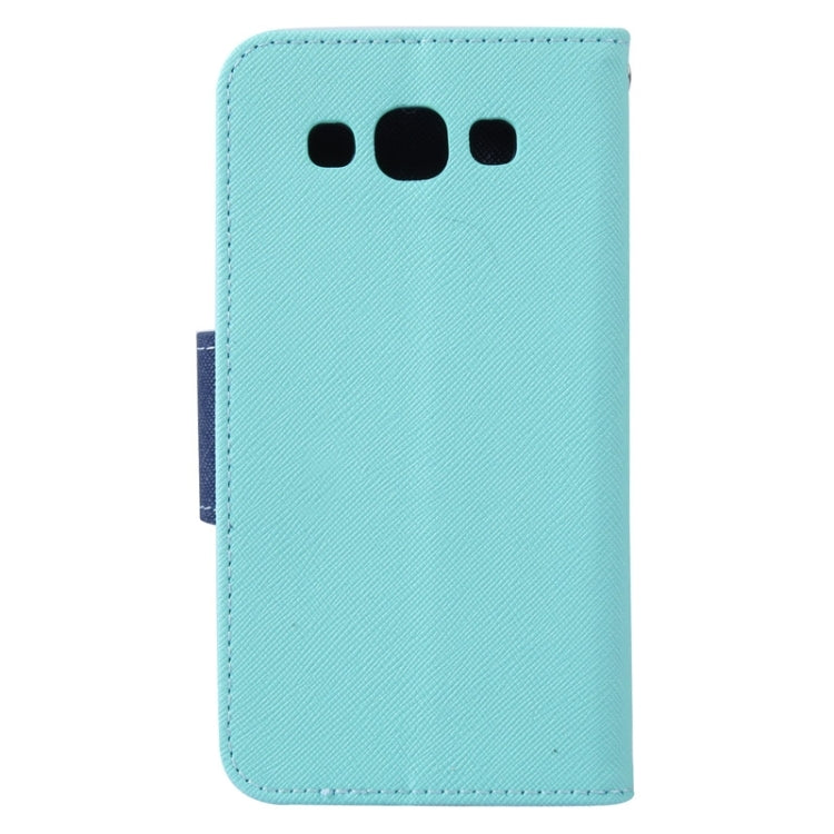 MERCURY Cross Texture Contrast Color Style Leather Case with Holder & Card Slots & Wallet for Galaxy E7 / E700