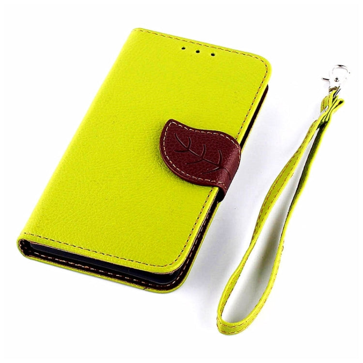 Leaf Magnetic Snap Litchi Texture Horizontal Flip Leather Case with Card Slots & Wallet & Holder & Lanyard for Galaxy Young 2 / G130