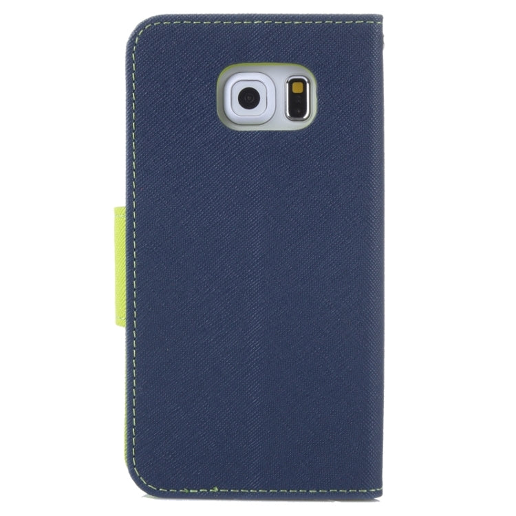 For Galaxy S6 Edge / G925 Cross Texture Horizontal Flip Leather Case with Holder & Card Slot & Wallet