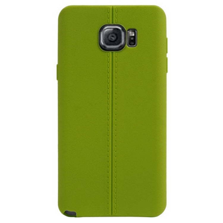 Leather Texture Solid Color Protective TPU Case for Galaxy Note 5 / N9200 / N920t / N920p / Project Noble / N9208 / N9209 / Pr