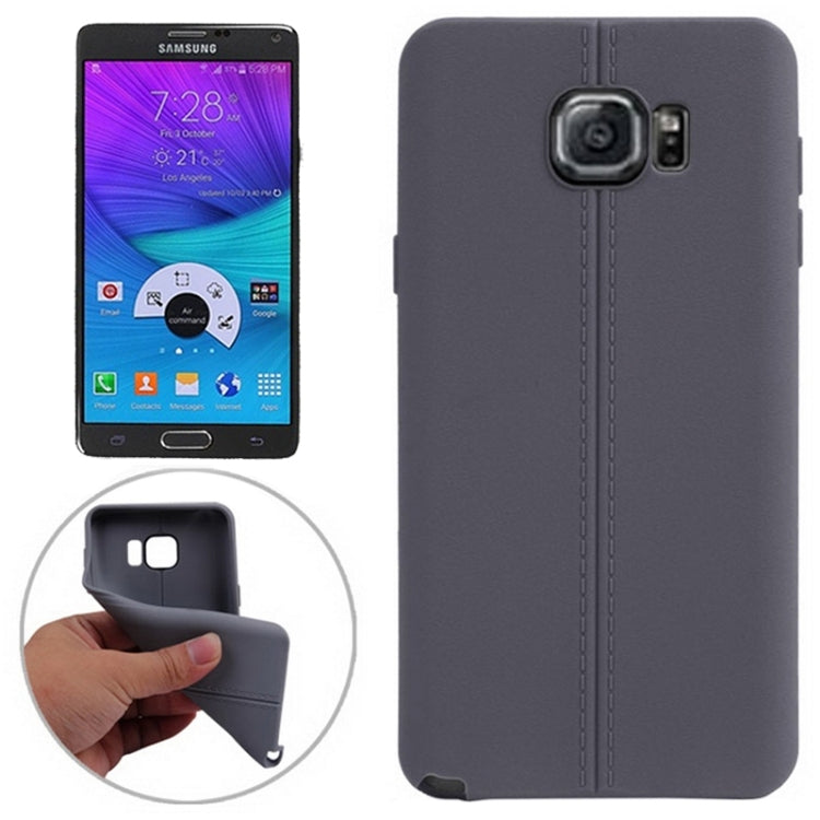 Leather Texture Solid Color Protective TPU Case for Galaxy Note 5 / N9200 / N920t / N920p / Project Noble / N9208 / N9209 / Pr