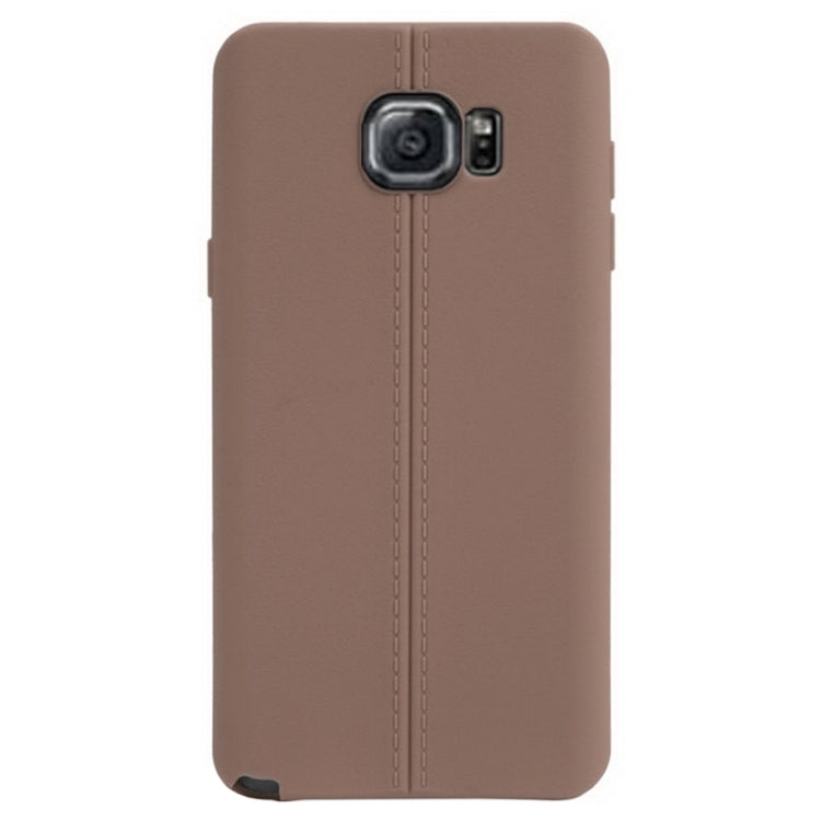 Leather Texture Solid Color Protective TPU Case for Galaxy Note 5 / N9200 / N920t / N920p / Project Noble / N9208 / N9209 / Pr