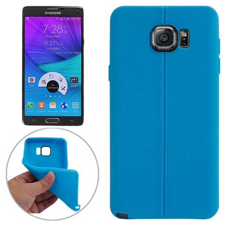 Leather Texture Solid Color Protective TPU Case for Galaxy Note 5 / N9200 / N920t / N920p / Project Noble / N9208 / N9209 / Pr