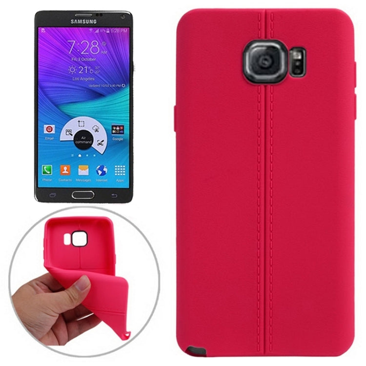 Leather Texture Solid Color Protective TPU Case for Galaxy Note 5 / N9200 / N920t / N920p / Project Noble / N9208 / N9209 / Pr