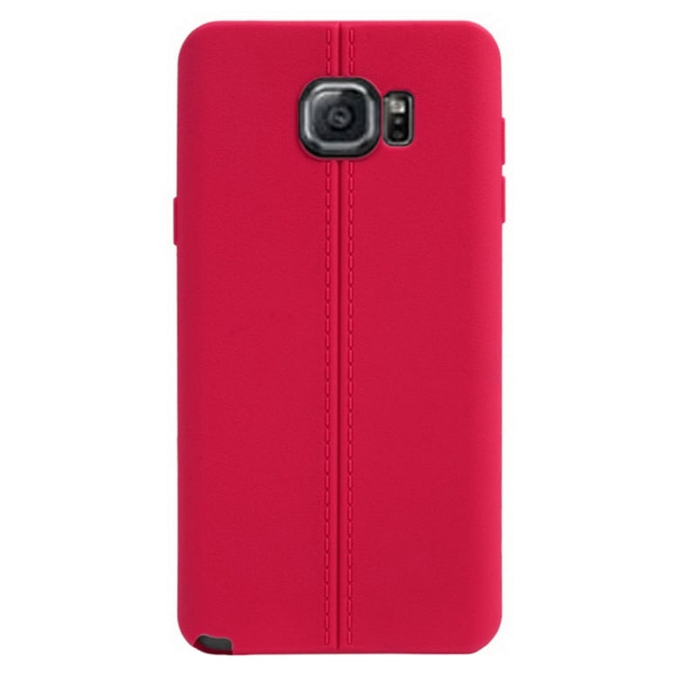 Leather Texture Solid Color Protective TPU Case for Galaxy Note 5 / N9200 / N920t / N920p / Project Noble / N9208 / N9209 / Pr
