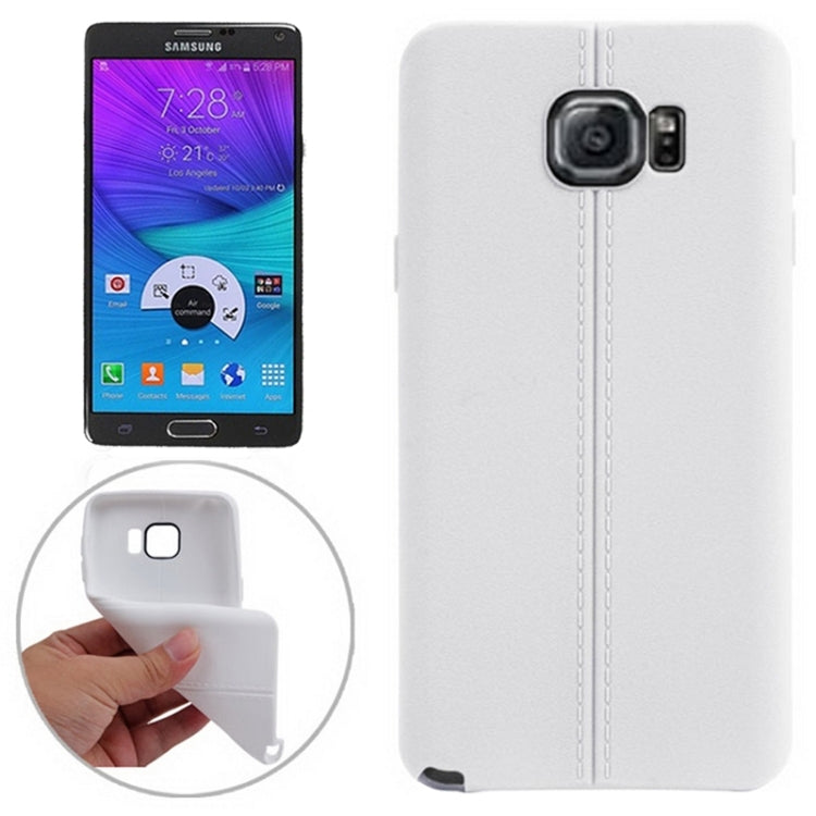 Leather Texture Solid Color Protective TPU Case for Galaxy Note 5 / N9200 / N920t / N920p / Project Noble / N9208 / N9209 / Pr