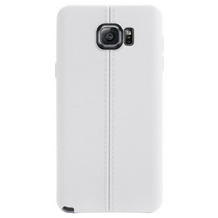 Leather Texture Solid Color Protective TPU Case for Galaxy Note 5 / N9200 / N920t / N920p / Project Noble / N9208 / N9209 / Pr