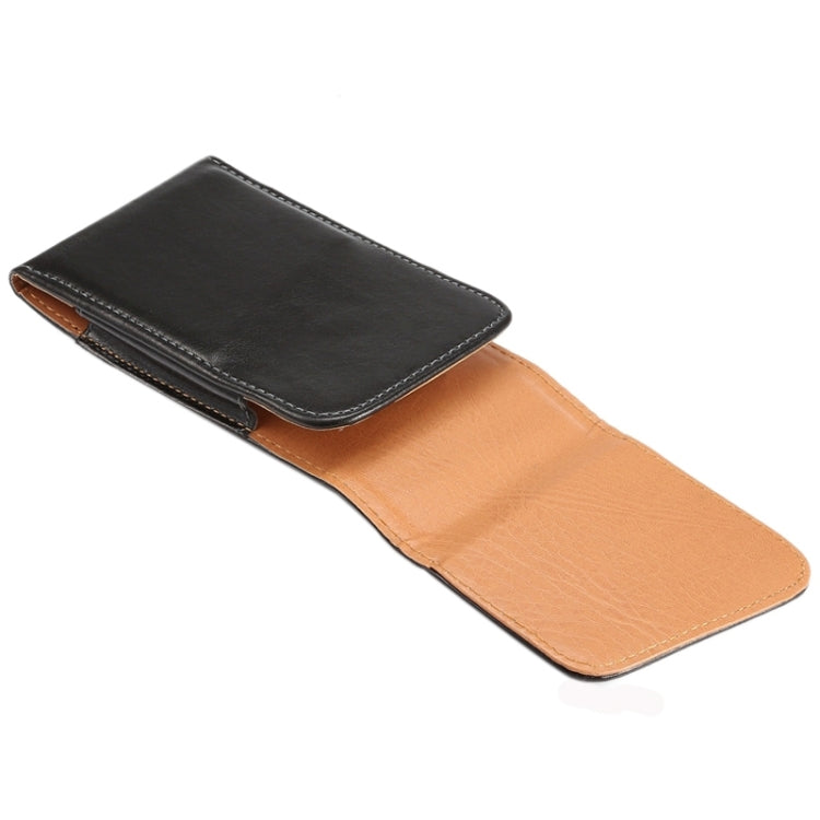 For iPhone X & Galaxy S7 / S6 / G920 & S5 / G900 & S4 / i9500 & Grand DUOS / I9082 5.2 Inch Universal Lambskin Texture Vertical Flip Leather Case / Waist Bag with Rotatable Back Splint