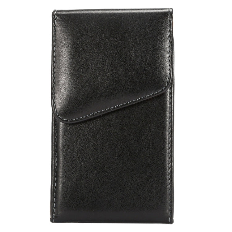 5.5 Inch Universal Lambskin Texture Vertical Flip Leather Case / Waist Bag with Rotatable Back Splint for Galaxy Note III / N9000 & Note II / N7100 & Note / I9220