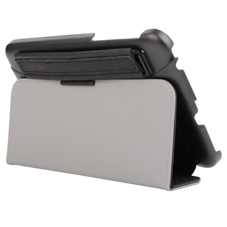 7.0 Inch Toothpick Texture Horizontal Flip Solid Color Leather Case with Holder & Hand Strap for Galaxy Tab 3 Lite / T110