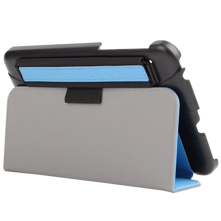 7.0 Inch Toothpick Texture Horizontal Flip Solid Color Leather Case with Holder & Hand Strap for Galaxy Tab 3 Lite / T110