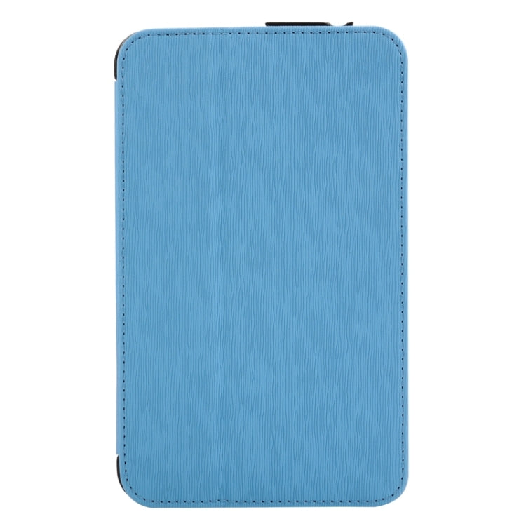 7.0 Inch Toothpick Texture Horizontal Flip Solid Color Leather Case with Holder & Hand Strap for Galaxy Tab 3 Lite / T110