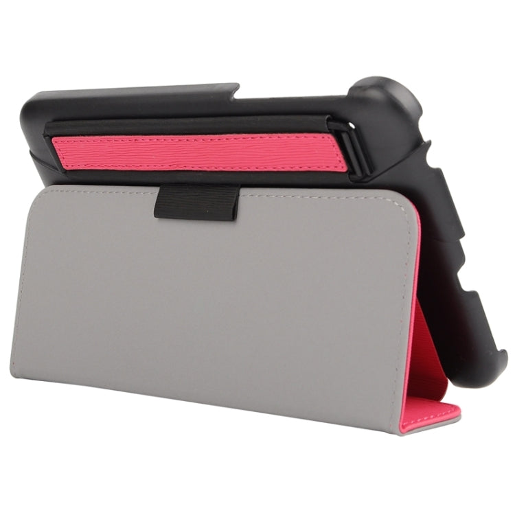 7.0 Inch Toothpick Texture Horizontal Flip Solid Color Leather Case with Holder & Hand Strap for Galaxy Tab 3 Lite / T110