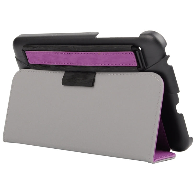 7.0 Inch Toothpick Texture Horizontal Flip Solid Color Leather Case with Holder & Hand Strap for Galaxy Tab 3 Lite / T110