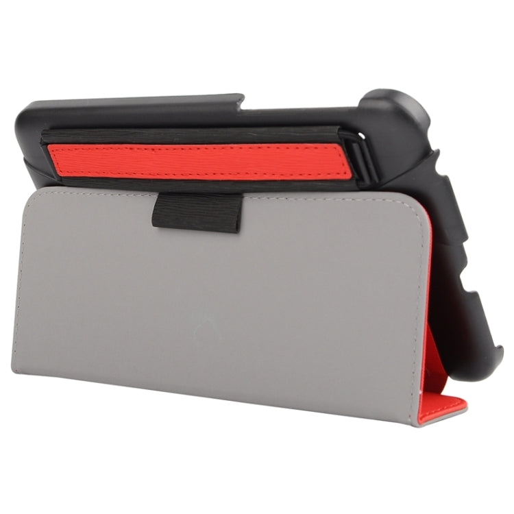 7.0 Inch Toothpick Texture Horizontal Flip Solid Color Leather Case with Holder & Hand Strap for Galaxy Tab 3 Lite / T110
