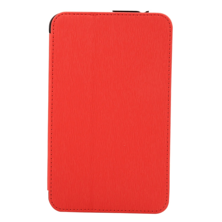 7.0 Inch Toothpick Texture Horizontal Flip Solid Color Leather Case with Holder & Hand Strap for Galaxy Tab 3 Lite / T110