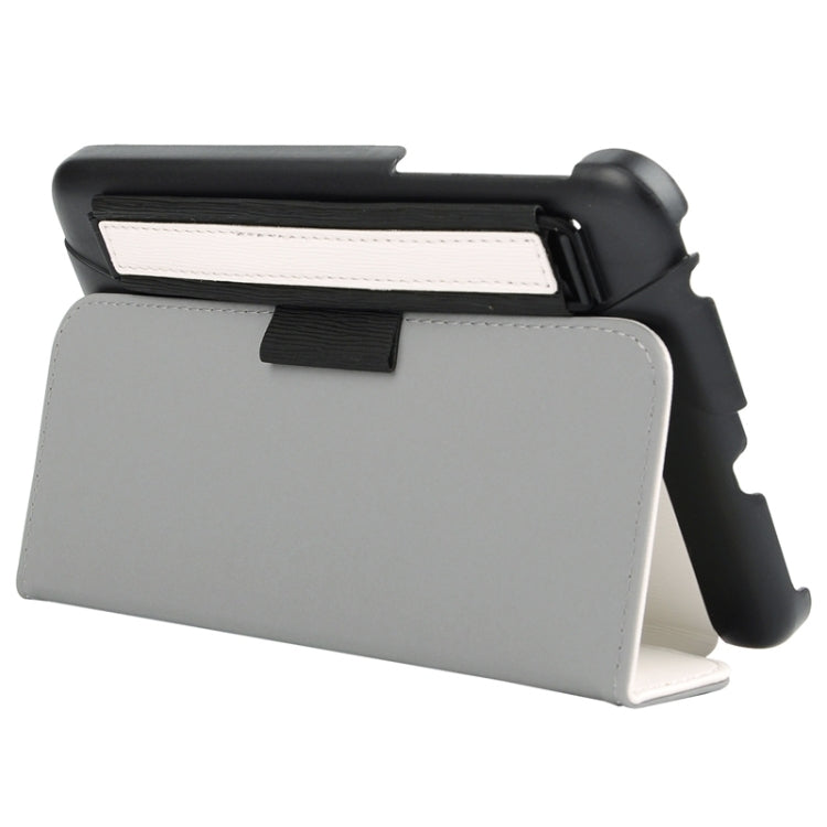 7.0 Inch Toothpick Texture Horizontal Flip Solid Color Leather Case with Holder & Hand Strap for Galaxy Tab 3 Lite / T110